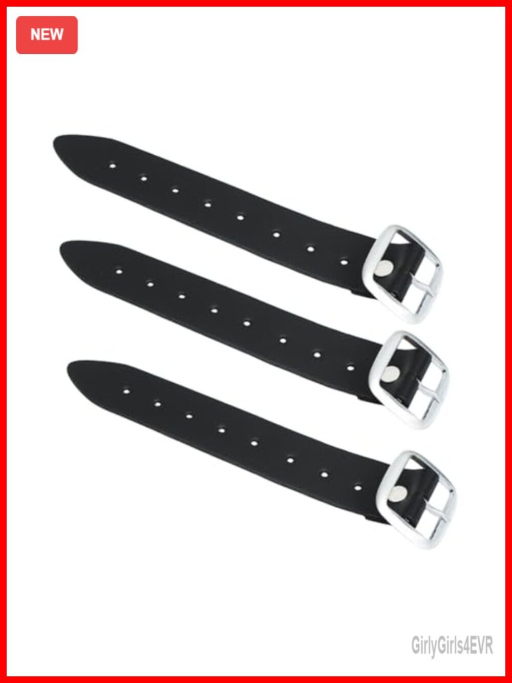 Genuine Leather Kilt Belt Extender 7in 1.25in Wide Set of 3 Adjustable Strap